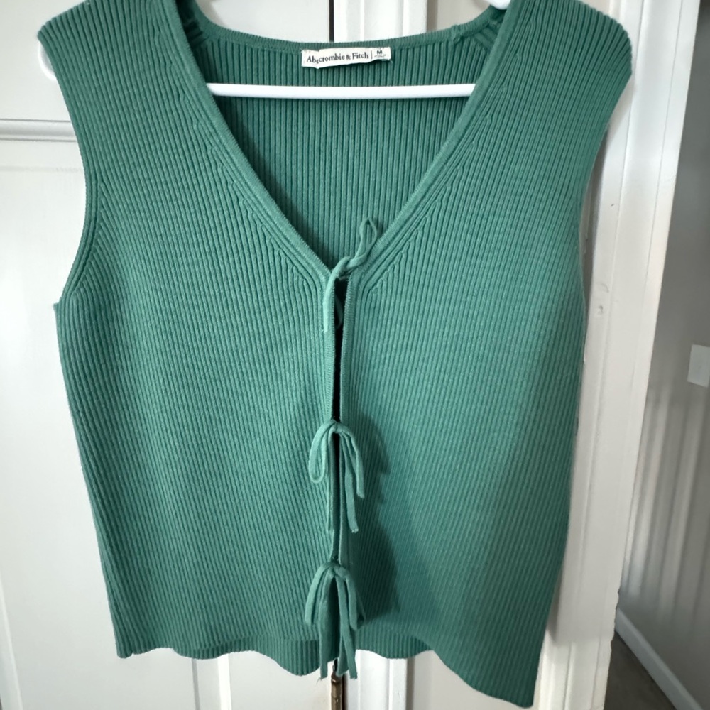 Abercrombie & Fitch Teal Knit Tank Top